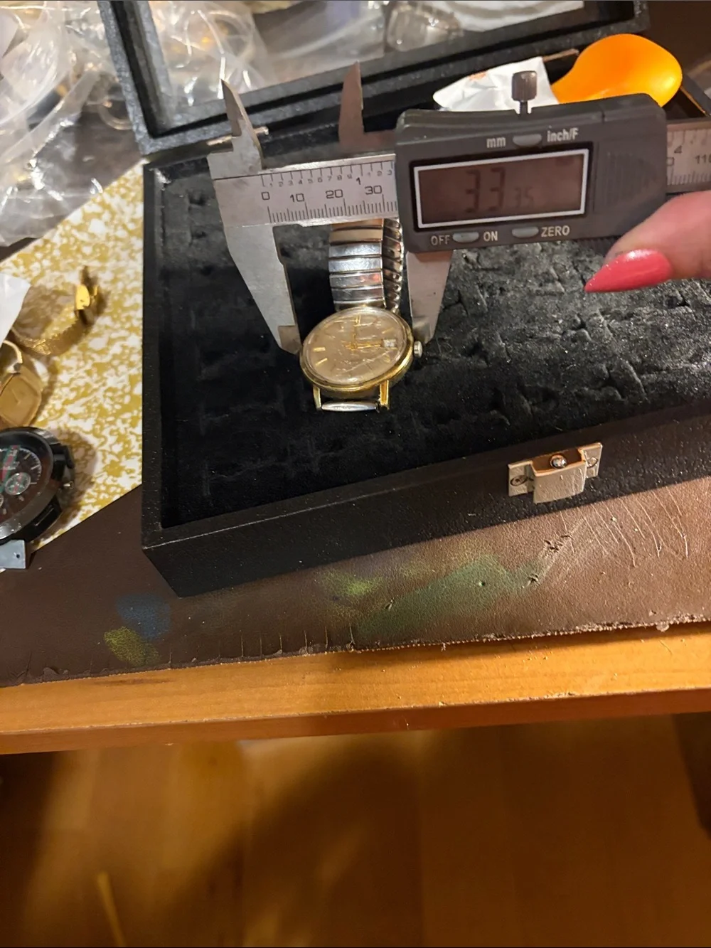 Vintage Elgin men’s wind up watch Gold-Tone